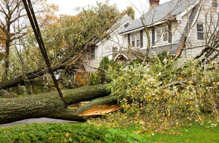 Storm damage restoration in Bellefontaine Neighbors by MCC Cleaning & Restoration